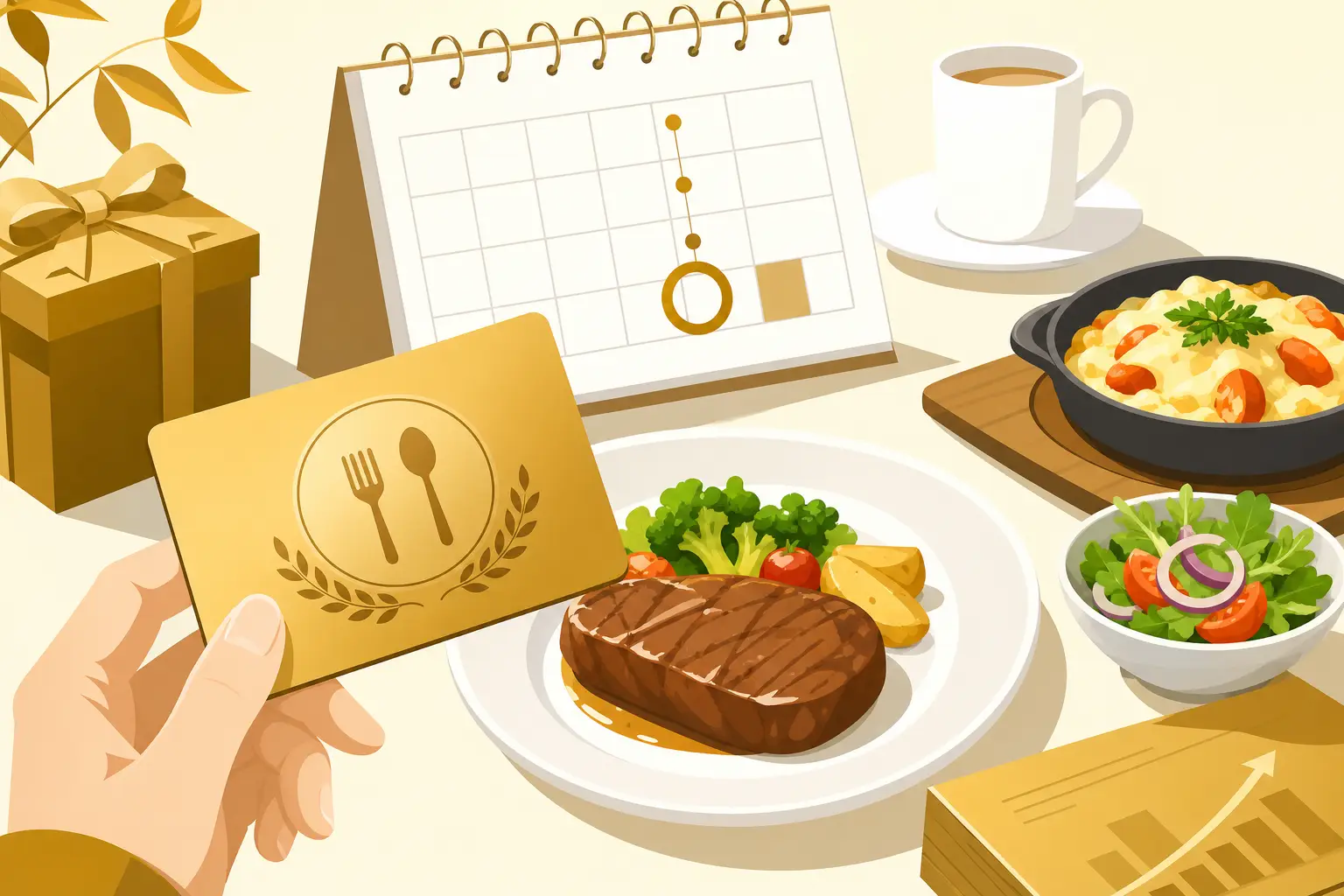 飲食店優待の始め方と権利確定日の仕組み